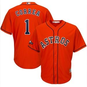 Majestic⚾️Houston Astros Jersey 1️⃣Carlos Correa